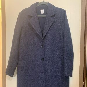 J. Jill - Wool Overcoat in Navy
